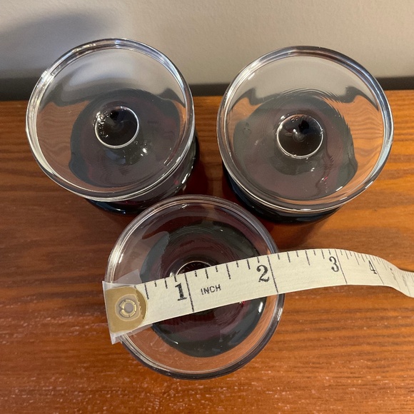 Vintage Luminarc Cavalier Ruby Red 4 oz Glassware 4” - Made in France - Picture 16 of 16